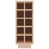 vidaXL Κάβα Κρασιών 23 x 34 x 61 εκ. από Μασίφ Ξύλο Πεύκου