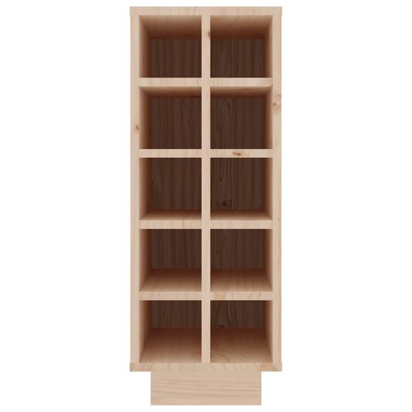 vidaXL Κάβα Κρασιών 23 x 34 x 61 εκ. από Μασίφ Ξύλο Πεύκου