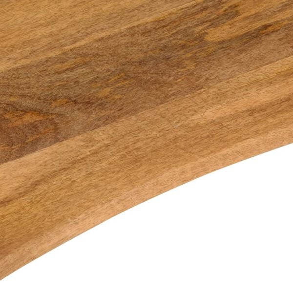 vidaXL Επιφάνεια Γραφείου Καμπύλη 100x50x2,5 εκ Μασίφ Ακατ. Μάνγκο