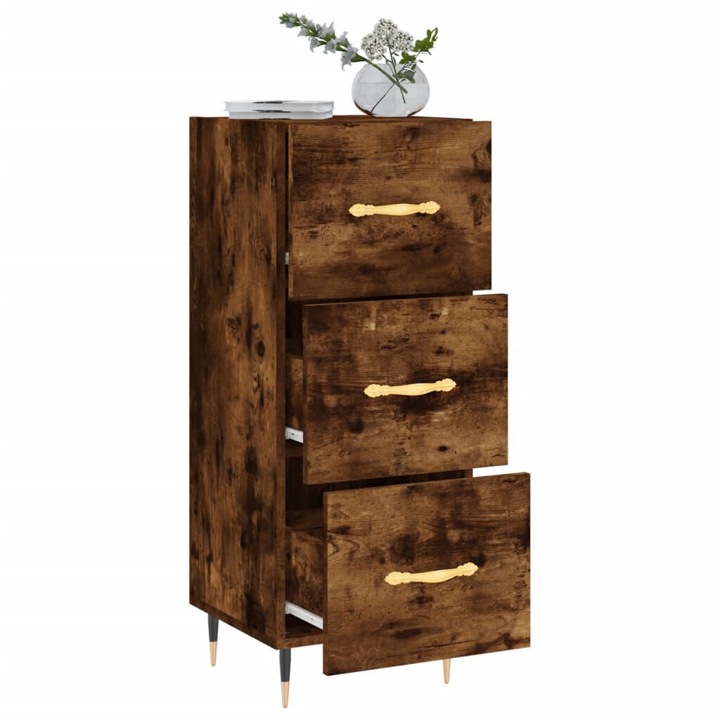 vidaXL Ντουλάπι Καπνιστή Δρυς 34,5 x 34 x 90 εκ. Επεξεργασμένο Ξύλο