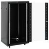 vidaXL Καμπίνα Δικτύου 22U 19" IP20 Μαύρη 60x60x120 εκ.