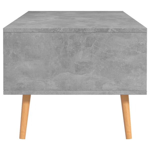 vidaXL Τραπεζάκι Σαλονιού Γκρι Σκυρ. 100 x 49,5 x 43εκ. από Επεξ. Ξύλο