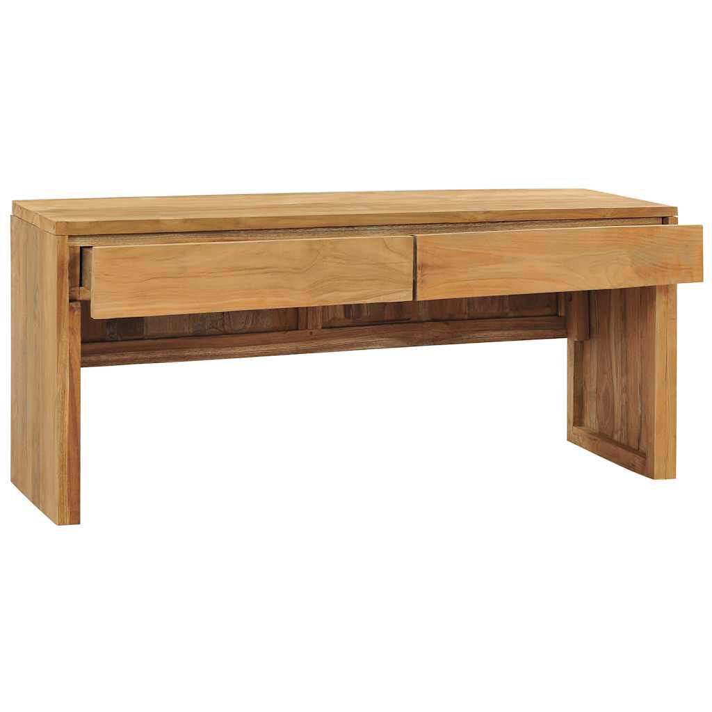 vidaXL Έπιπλο Τηλεόρασης 100 x 35 x 45 εκ. από Μασίφ Ξύλο Teak