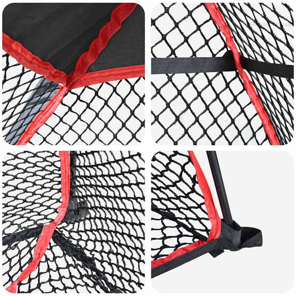 vidaXL Βοηθήματα εκπαίδευσης γκολφ Μαύρο 314 x 150 x 206 εκ.