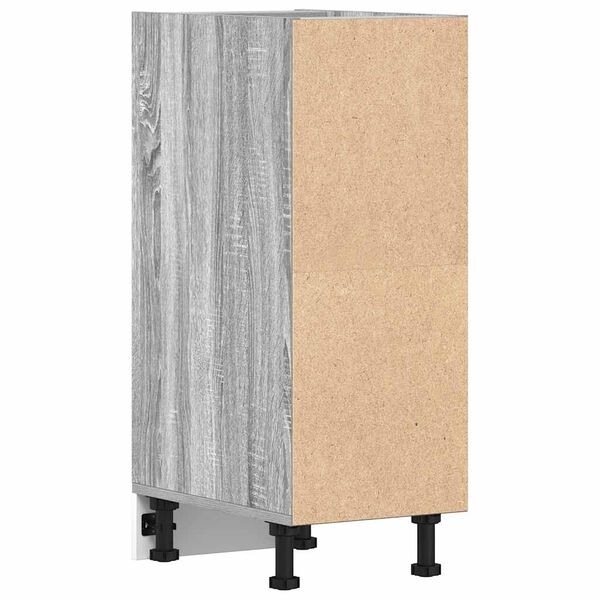 vidaXL Ντουλάπι κάτω Riga μέρος Γκρι Sonoma 30x44,5x81,5cm