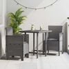 vidaXL Καρέκλα Κήπου 2 pcs Ανοιχτό γκρι 53 x 49 x 85 εκ. PP