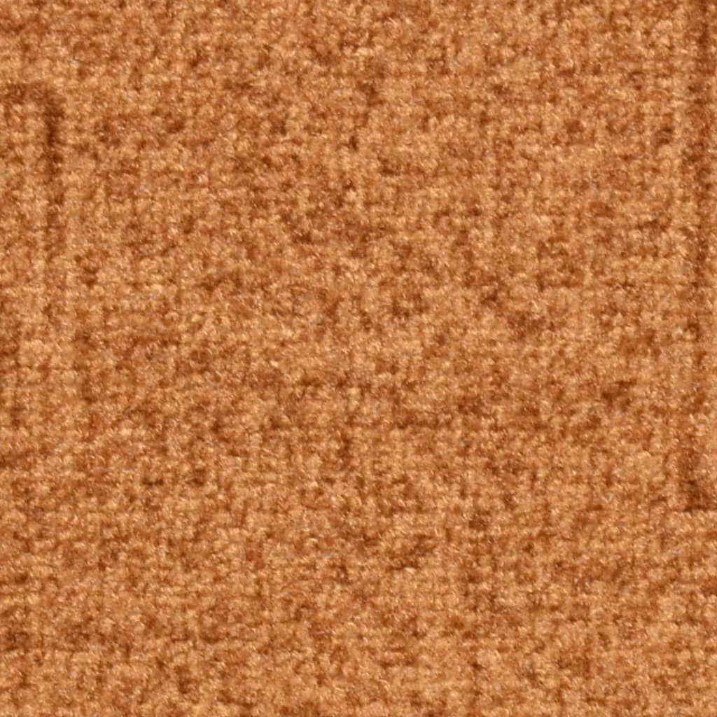 vidaXL Πατάκια Σκάλας Αυτοκόλλητα 5 τεμ. Μπεζ 65x21x4 εκ.