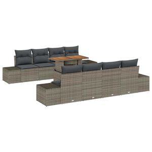 vidaXL &Sigma;έ&tau; &phi;&alpha;&gamma;&eta;&tau;&omicron;ύ &gamma;&iota;&alpha; &kappa;ή&pi;&omicron; &mu;&epsilon; &mu;&alpha;&xi;&iota;&lambda;ά&rho;&iota; 9 pcs &Gamma;&kappa;&rho;&iota; &kappa;&alpha;&iota; &Kappa;&alpha;&phi;έ