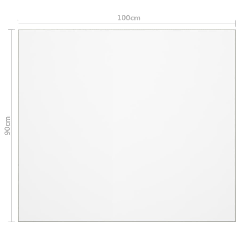 vidaXL Προστατευτικό Τραπεζιού Διαφανές 100 x 90 εκ. /2 χιλ. από PVC