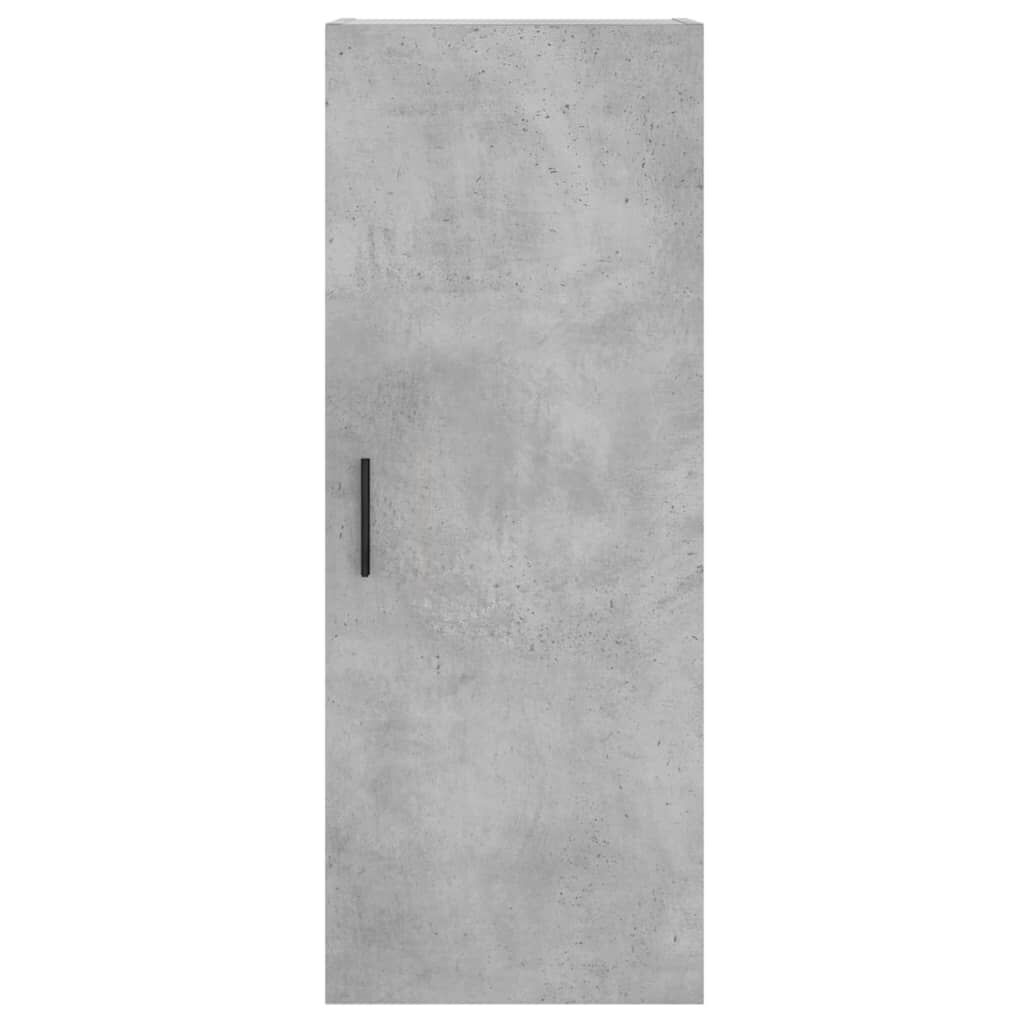 vidaXL Ντουλάπι Τοίχου Γκρι Σκυροδέματος 34,5 x 34 x 90 εκ.