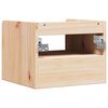 vidaXL Κομοδίνο με συρτάρι Καφέ 38 x 36 x 29.5 εκ Μασίφ ξύλο πεύκου