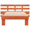 vidaXL Σκελετός Κρεβατιού Καφέ κεριού 90 x 190 cm Μασίφ ξύλο πεύκου