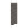 vidaXL Πλισέ περσίδα Μαύρο 40x100 cm Πλάτος υφάσματος 39,4 cm