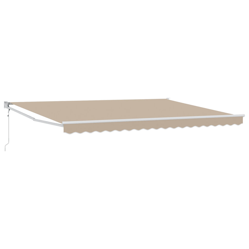 Αυτόματη Ανασυρόμενη Τέντα vidaXL Μπεζ 450x300 cm, Υφάσματα Αντικατάστασης Τέντας vidaXL για σκελετό 4.5x3 μ. Μπεζ