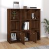 vidaXL Βιβλιοθήκη Καφέ Δρυς 98 x 30 x 98 εκ.