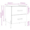 vidaXL Κομοδίνο Καφέ Δρυς 40 x 35 x 47,5 εκ. από Επεξεργ. Ξύλο