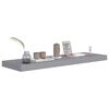 vidaXL Ράφια Τοίχου 2 τεμ. Γκρι 80x23,5x3,8 εκ. MDF