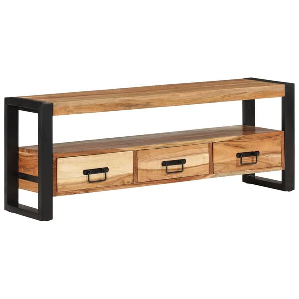 vidaXL Έπιπλο Τηλεόρασης 120 x 30 x 45 εκ. από Μασίφ Ξύλο Ακακίας