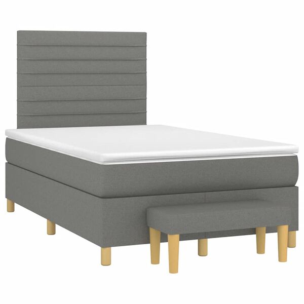 vidaXL &Kappa;&rho;&epsilon;&beta;ά&tau;&iota; Boxspring &mu;&epsilon; &Sigma;&tau;&rho;ώ&mu;&alpha; &Sigma;&kappa;&omicron;ύ&rho;&omicron; &Gamma;&kappa;&rho;&iota; 120x190 &epsilon;&kappa; &Upsilon;&phi;&alpha;&sigma;&mu;ά&tau;&iota;&nu;&omicron;
