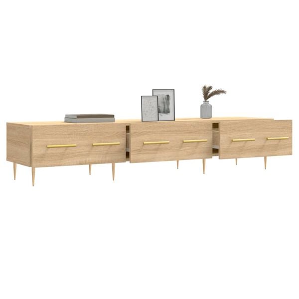vidaXL Έπιπλο Τηλεόρασης Sonoma Δρυς 150x36x30 εκ. Επεξεργασμένο Ξύλο