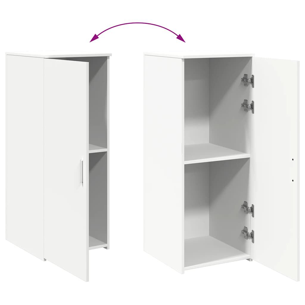 ντουλάπι αποθήκευσης vidaXL Λευκό 40x45x103,5 cm Κατασκευασμένο ξύλο
