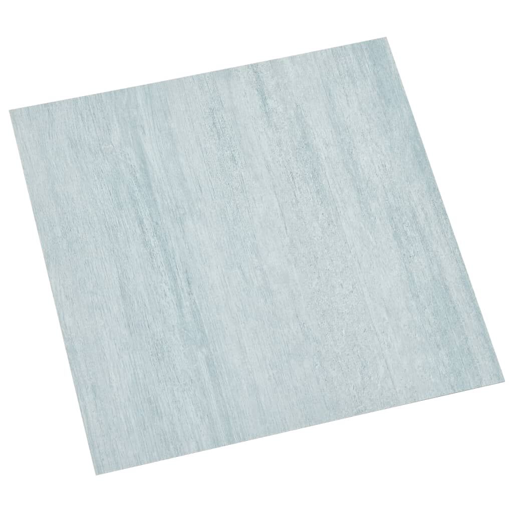 vidaXL Δάπεδο Αυτοκόλλητο Πράσινο 55 τεμ. 5,11 μ² από PVC