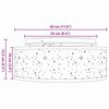 vidaXL Λάμπα Οροφής Taupe 30 x 13.5 εκ. ύφασμα