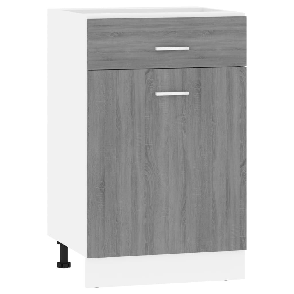 vidaXL Έπιπλο Με Συρτάρι Lyon Γκρι Sonoma 50x46x81,5 εκ. Επεξεργ. Ξύλο