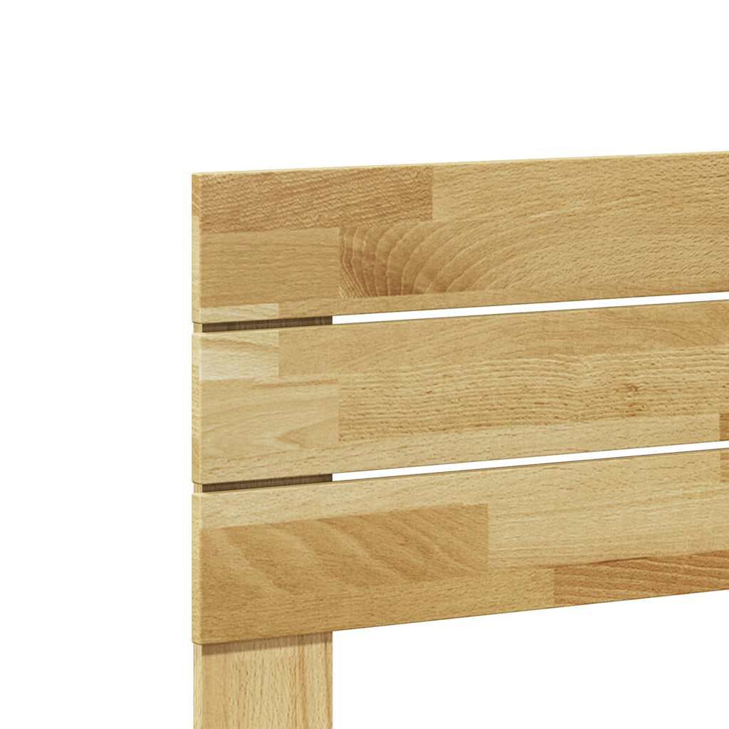 vidaXL κεφαλάρι 75 cm μασίφ ξύλο δρυς