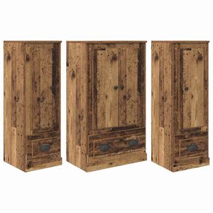 vidaXL Highboard &mu;&epsilon; &sigma;&upsilon;&rho;&tau;ά&rho;&iota; 3 pcs &Pi;&alpha;&lambda;&iota;ό &Xi;ύ&lambda;&omicron; &Epsilon;&pi;&epsilon;&xi;&epsilon;&rho;&gamma;&alpha;&sigma;&mu;έ&nu;&omicron; &xi;ύ&lambda;&omicron;