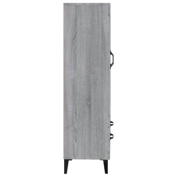 vidaXL Ντουλάπα Γκρι Sonoma 70 x 31 x 115 εκ. από Επεξεργασμένο Ξύλο