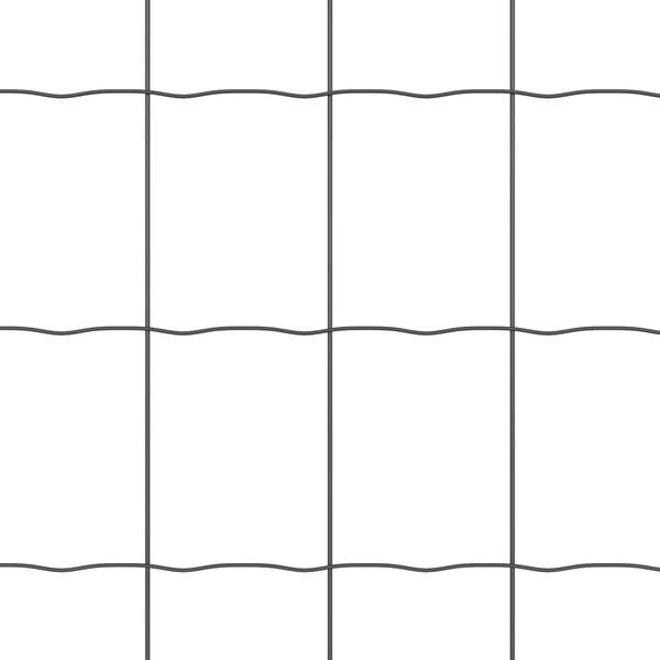 vidaXL Euro Fence με 13 Φλάντζες 0.4x50 μ Γαλβανισμένο Ατσάλι