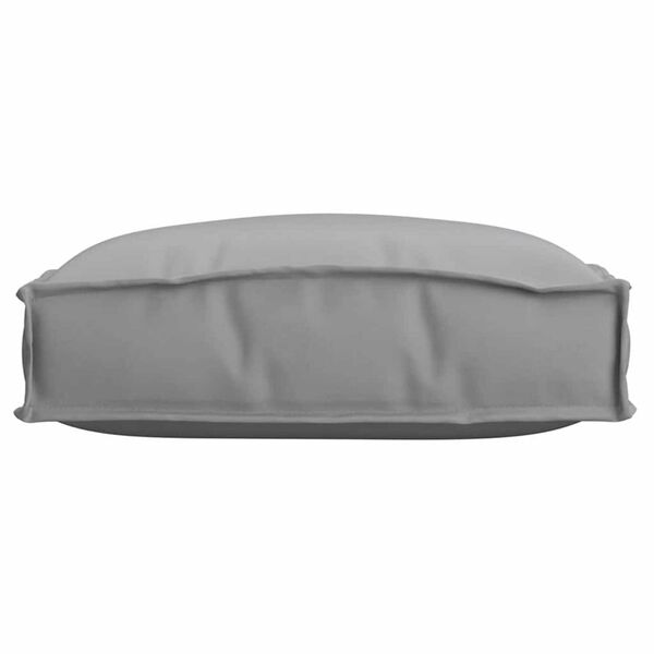 vidaXL Μαξιλάρι παλέτας για κάθισμα 2 pcs Γκρι 40 x 40 x 8 εκ.