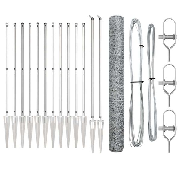 vidaXL &Sigma;&tau;ύ&lambda;&omicron;&sigmaf; &Pi;&epsilon;&rho;&iota;&phi;&rho;ά&xi;&epsilon;&omega;&nu; &Alpha;&sigma;&eta;&mu;ί 25 x 1,4 &mu;. (36 &mu;&mu; &pi;&lambda;έ&gamma;&mu;&alpha;) &Alpha;&tau;&sigma;ά&lambda;&iota;