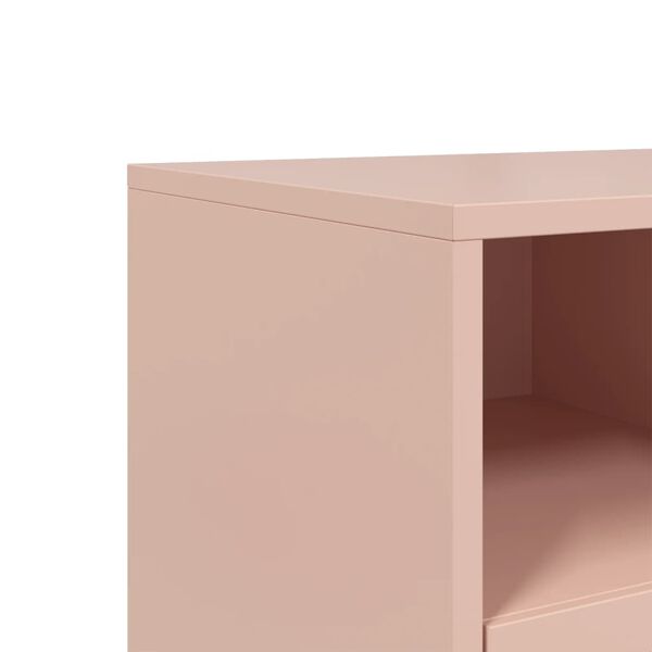 vidaXL Έπιπλο Τηλεόρασης Ροζ 68 x 39 x 43,5 εκ. Χάλυβας
