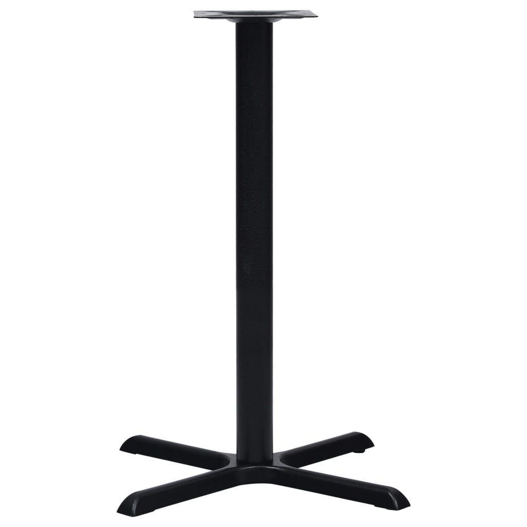 vidaXL Πόδι Τραπεζιού Bistro Μαύρο 76 x 76 x 107 εκ. από Χυτοσίδηρο