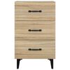 vidaXL Κομοδίνο Sonoma Δρυς 40 x 40 x 66 εκ. από Επεξεργασμένο Ξύλο