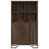 vidaXL Ντουλάπι Καφέ Δρυς 79,5x35,5x137,5 εκ. Επεξεργασμένο Ξύλο