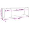 vidaXL Έπιπλο Τηλεόρασης Αρτισιανή Δρυς 100x24x32εκ. από Επεξεργ. Ξύλο