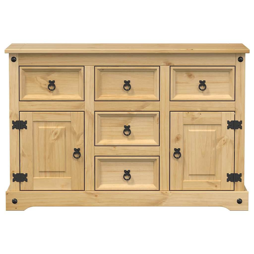 vidaXL Ντουλάπι Corona 112 x 40 x 75 εκ. από Μασίφ Ξύλο Πεύκου