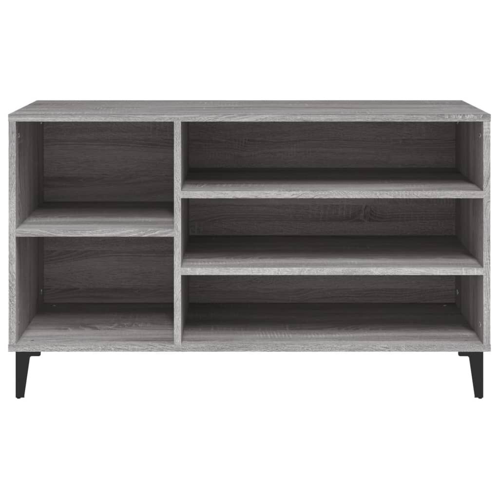 vidaXL Παπουτσοθήκη Γκρι Sonoma 102x36x60 εκ. από Επεξεργασμένο Ξύλο