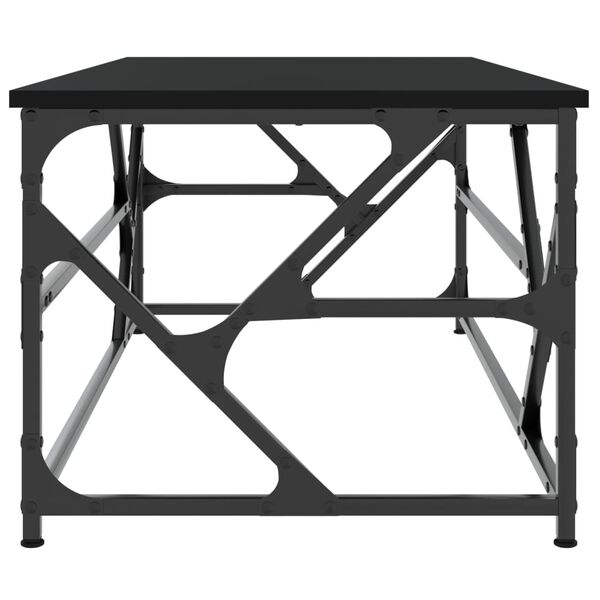 vidaXL Τραπεζάκι Σαλονιού Μαύρο 100 x 50 x 40 εκ. Επεξεργασμένο Ξύλο