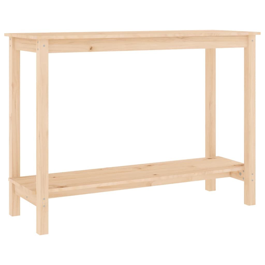 vidaXL Τραπέζι Κονσόλα 110 x 40 x 80 εκ. από Μασίφ Ξύλο Πεύκου