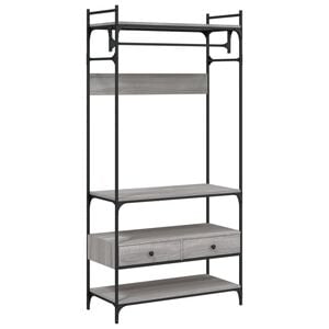 vidaXL &Nu;&tau;&omicron;&upsilon;&lambda;ά&pi;&alpha; &mu;&epsilon; &Sigma;&upsilon;&rho;&tau;ά&rho;&iota;&alpha; &Gamma;&kappa;&rho;&iota; Sonoma 89x39x184,5 &epsilon;&kappa; &Epsilon;&pi;&epsilon;&xi;&epsilon;&rho;&gamma;. &Xi;ύ&lambda;&omicron;