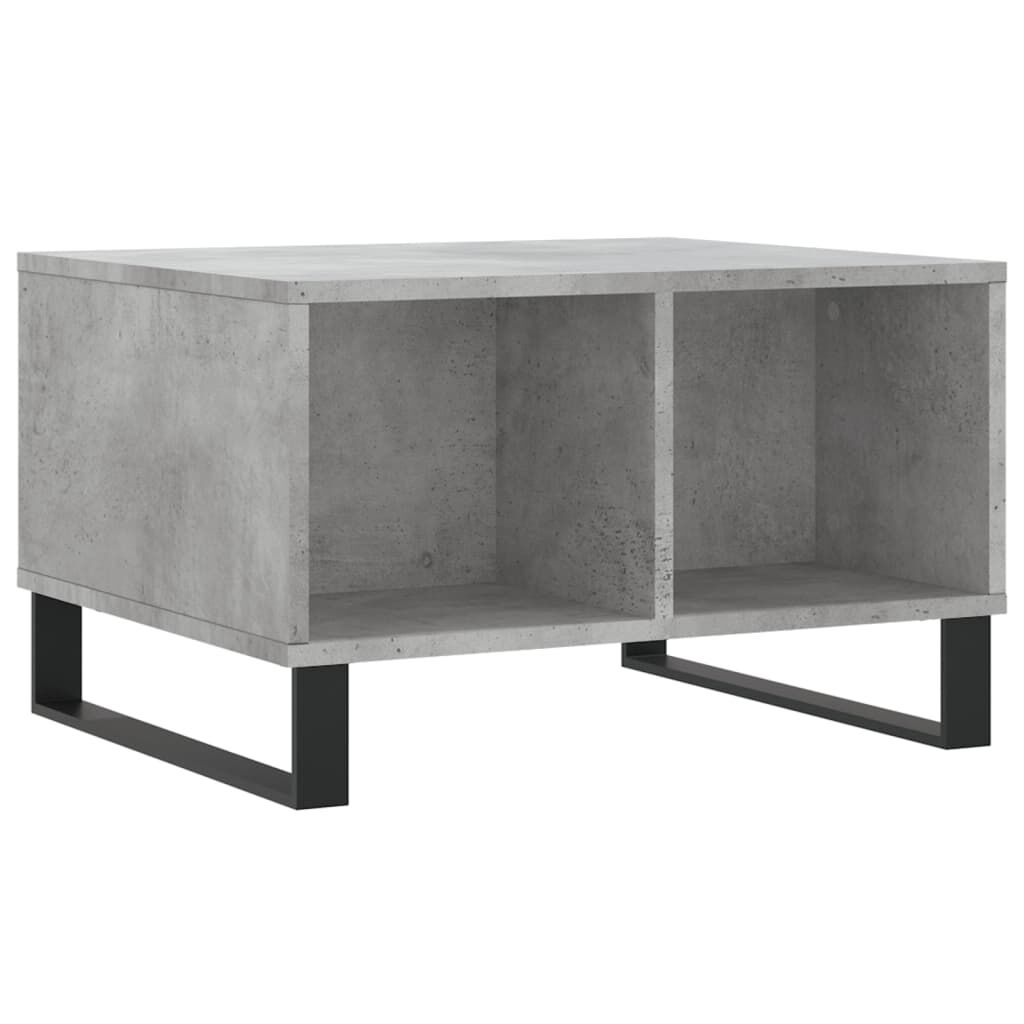vidaXL Τραπεζάκι Σαλονιού Γκρι Σκυρ. 60x50x36,5 εκ. Επεξεργ. Ξύλο