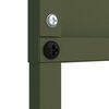 vidaXL Διακοσμητική Πλάκα Κήπου Λαδί 50 x 140 cm Κρύα έλαση από χάλυβα