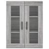 vidaXL Ντουλάπι Τοίχου Γκρι Sonoma 69,5 x 34 x 90 εκ.