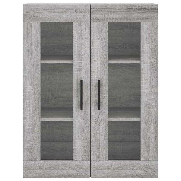 vidaXL Ντουλάπι Τοίχου Γκρι Sonoma 69,5 x 34 x 90 εκ.