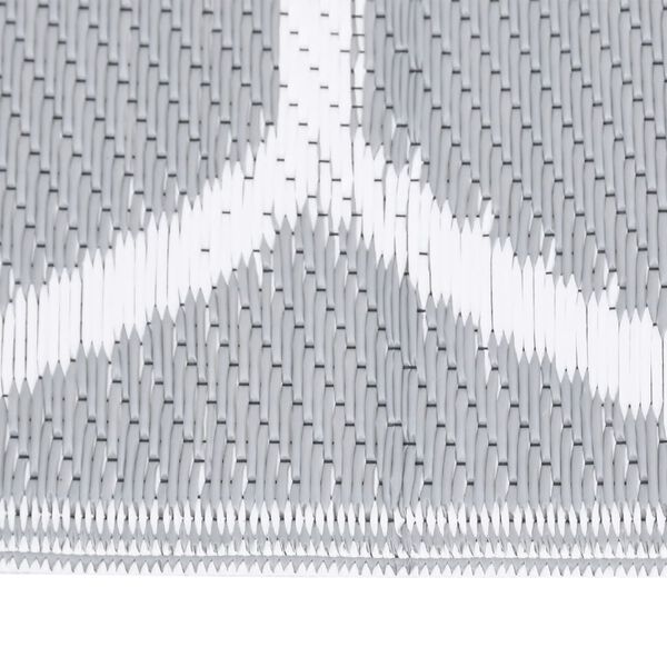 vidaXL Χαλί εξωτερικού χώρου ARAKIL Γκρι 140x200 cm PP