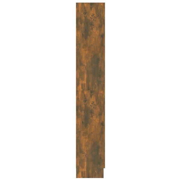 vidaXL Βιβλιοθήκη Καπνιστή Δρυς 82,5x30,5x185,5 εκ. Επεξεργασμένο Ξύλο